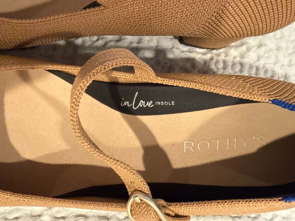 Rothy's The Mary Jane Heel in Wren Captoe - Picture 6 of 9